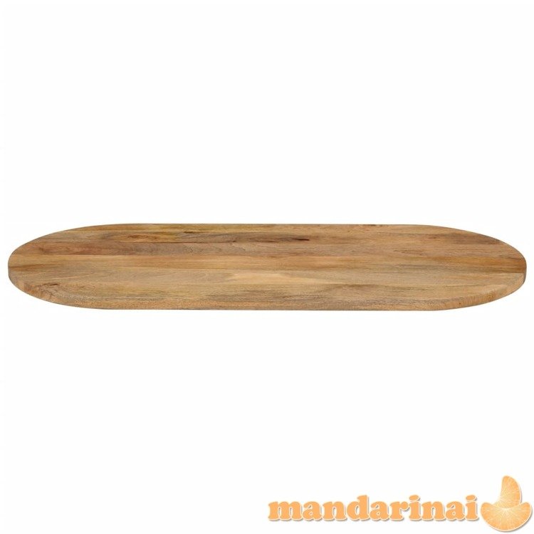 Stalviršis, 120x60x3,8cm, mango medienos masyvas, ovalo formos