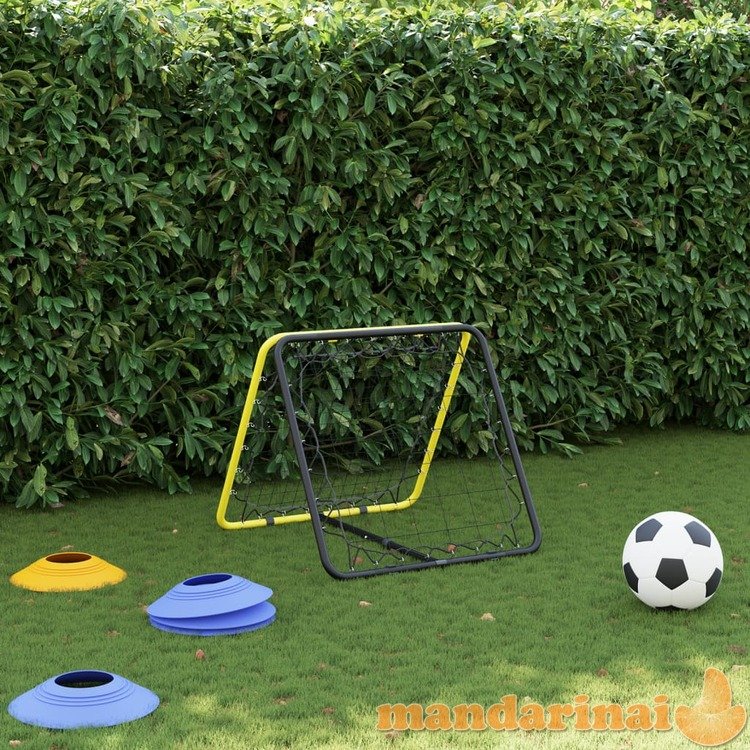 Futbolo kamuolio atšokimo sienelė, geltona ir juoda, plienas