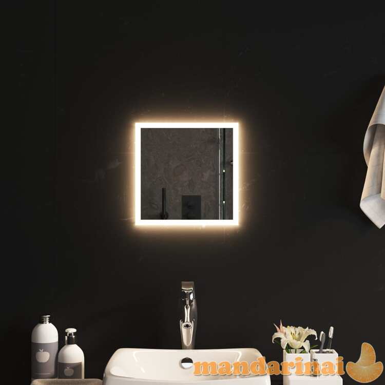 Vonios kambario led veidrodis, 30x30cm