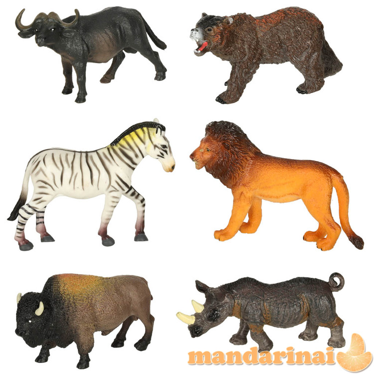 Figūros zoologijos sodo gyvūnų rinkinys iš 31 el. 1