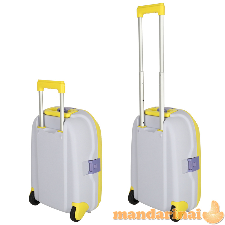 Vaikiškas kelioninis lagaminas ant ratų geltonas 3