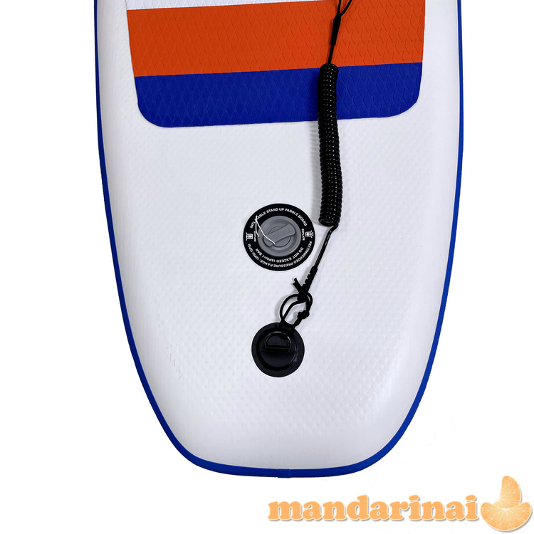 SUP Pripučiama lenta su priedais tamsiai mėlyna 380cm