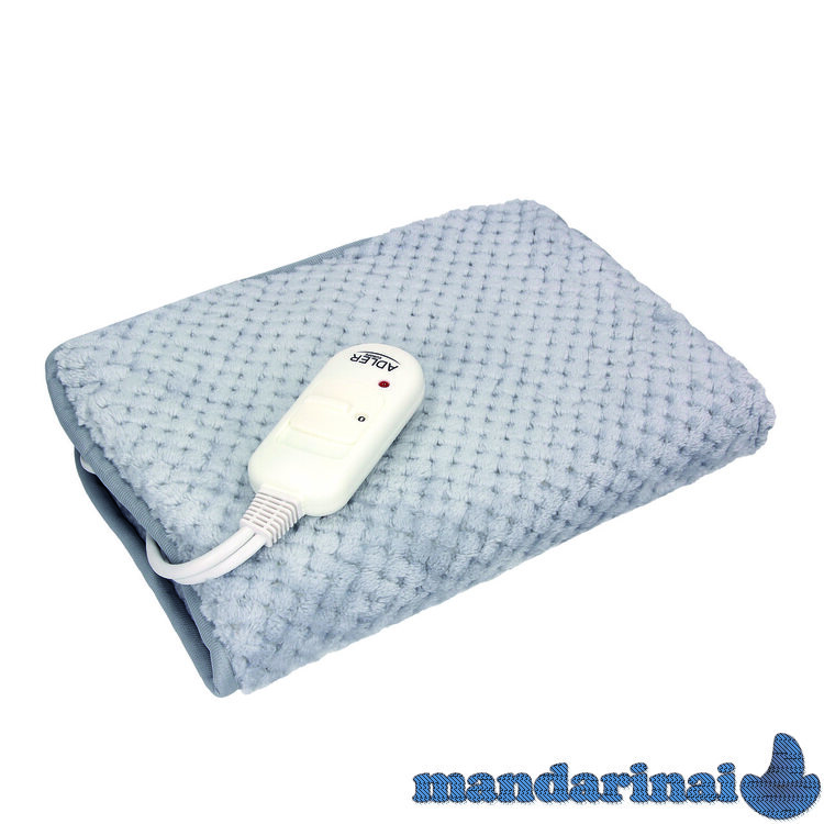 Adler AD 7415 Elektrinė šildomoji pagalvė 2 temperatūrų nuotolinio valdymo pultelis 80W