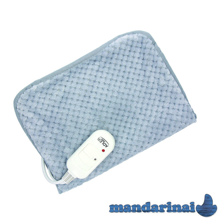 Adler AD 7415 Elektrinė šildomoji pagalvė 2 temperatūrų nuotolinio valdymo pultelis 80W