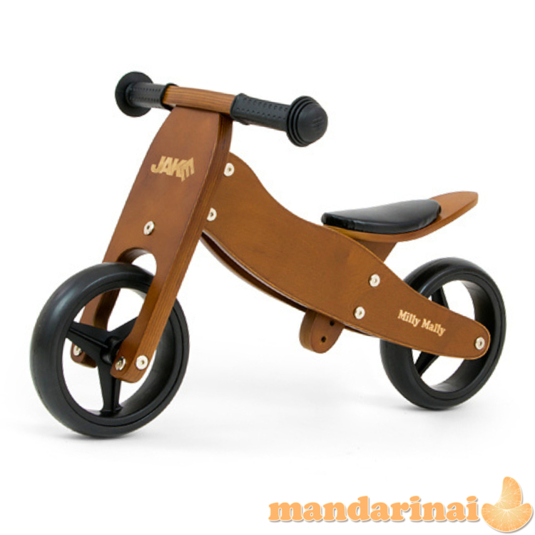 Milly Mally Ride On 2in1 Jake Dark Natural