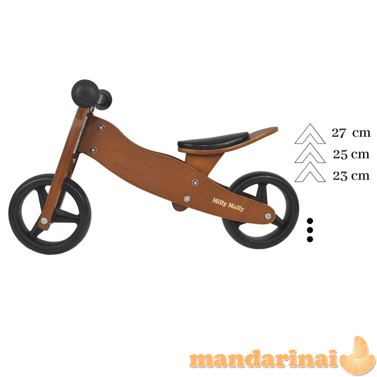 Milly Mally Ride On 2in1 Jake Dark Natural