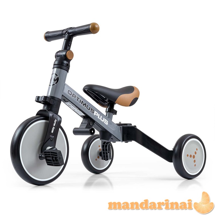 Optimus Plus Grey 4in1 dviratis