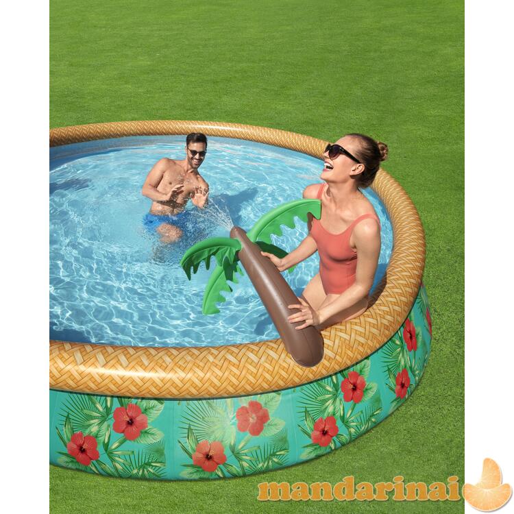 Bestway 57416 FAST SET IŠPLĖTIMAS BASEINAS SU DELNŲ IR FILTRO SIURBLIU 4,57 m x 0,84 m