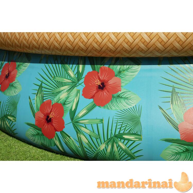 Bestway 57416 FAST SET IŠPLĖTIMAS BASEINAS SU DELNŲ IR FILTRO SIURBLIU 4,57 m x 0,84 m