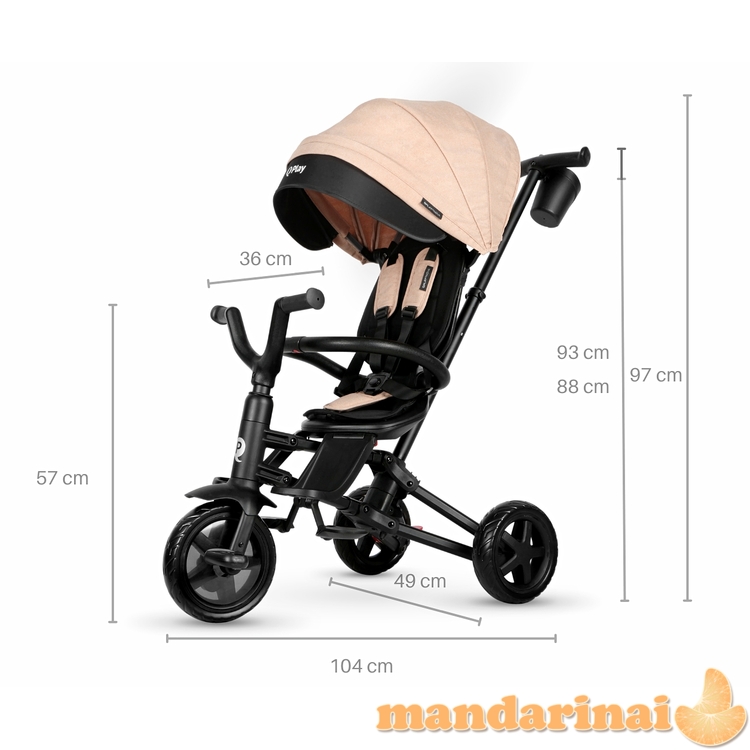 Qplay triratis Nova Niello Khaki