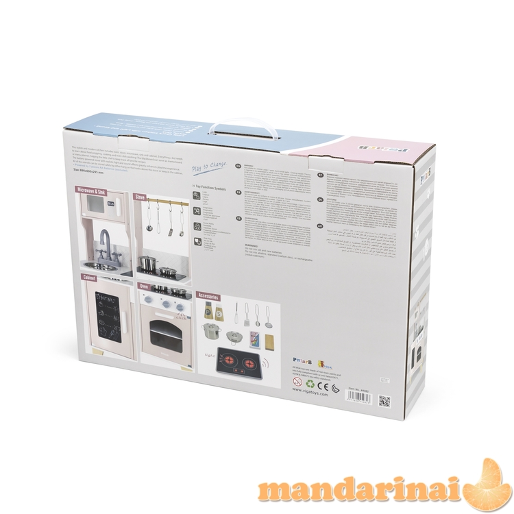 Viga 44082 PolarB Virtuvė su lenta - rožinė
