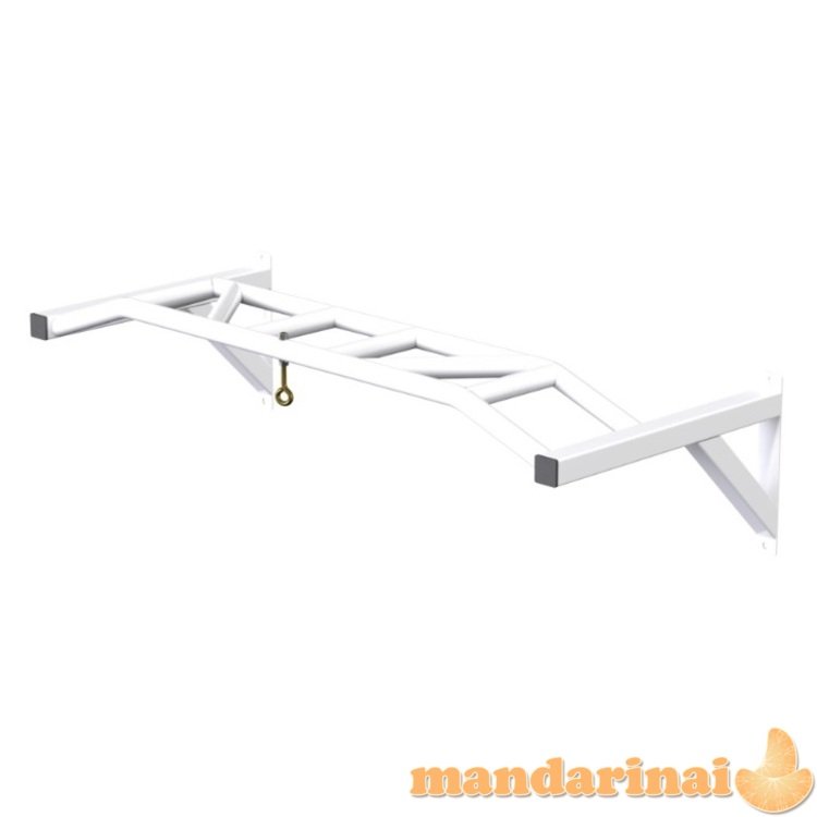 Prie sienos montuojamas skersinis su daugiakampiu paėmimu SANRO SR-5 iki 120kg baltas