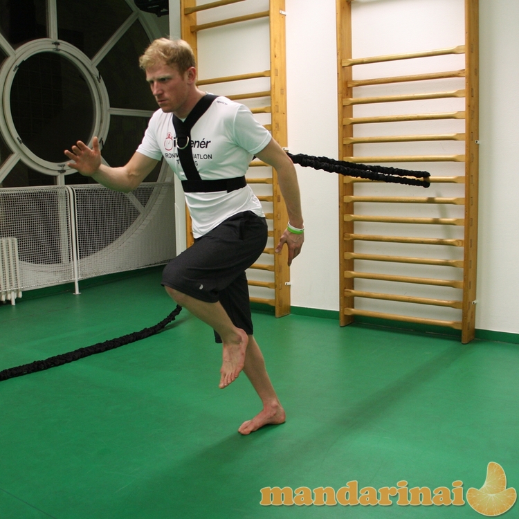 Pasipriešinimo virvė treniruotėms inSPORTline Byfaster RS1300 3–7,5 m