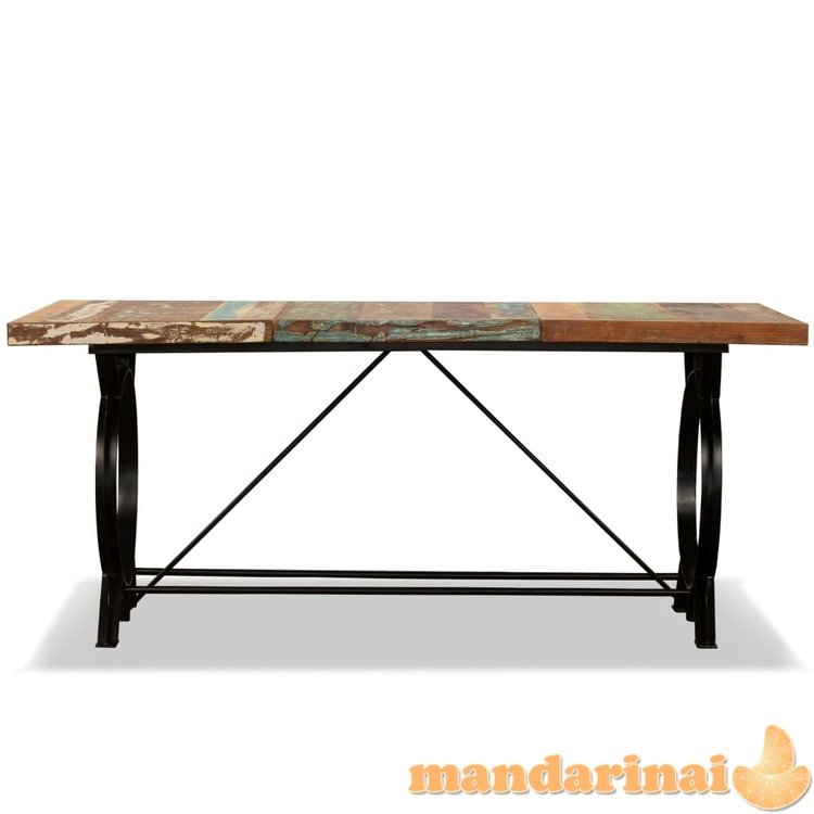 Valgomojo stalas, perdirbta mediena, 180cm