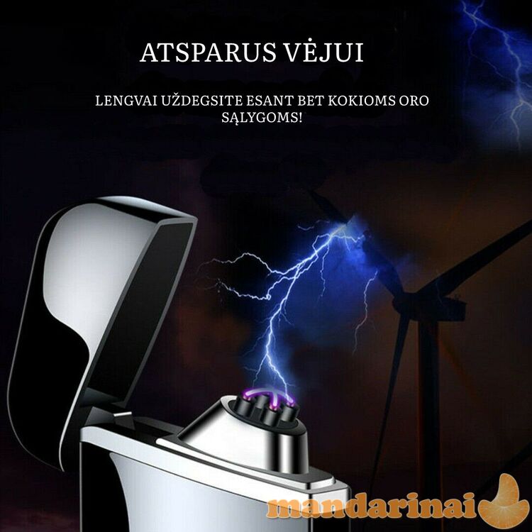 Pakraunamas plazminis žiebtuvėlis