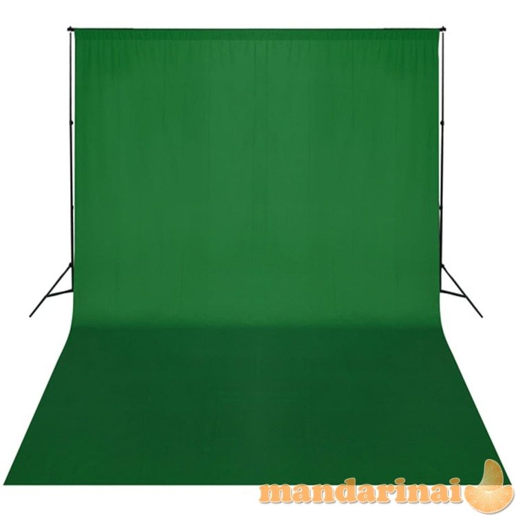 Fono rėmo sistema, 300 x 300 cm, žalia