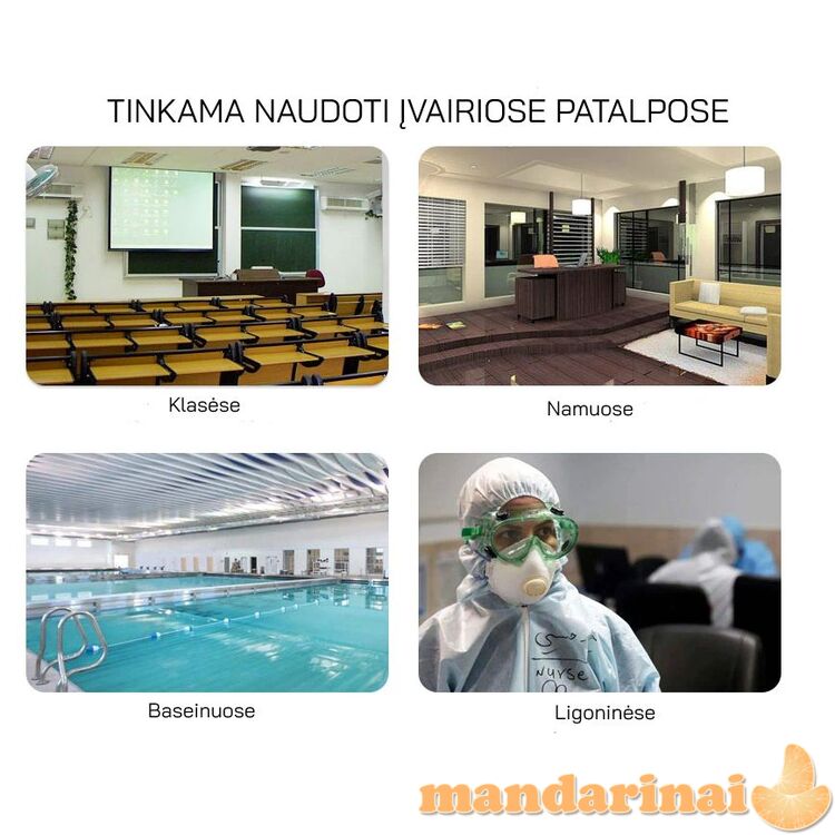 Dezinfekcinė ultravioletinių spindulių lempa 7W, E27