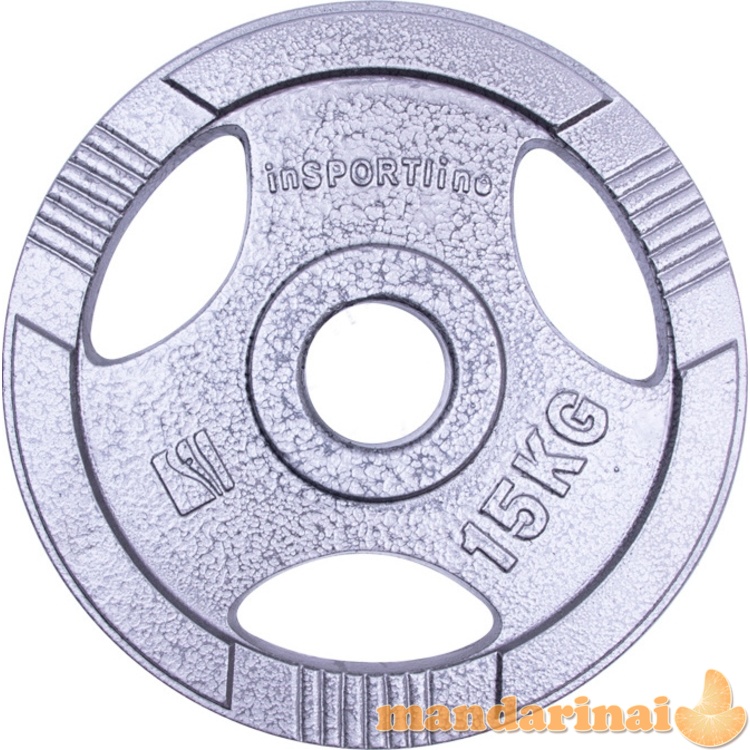 Plieninis svoris olimpiniam grifui 50mm inSPORTline Hamerton 15kg