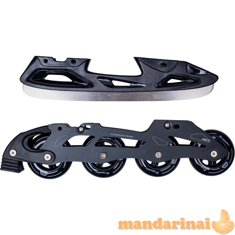 2-in-1 pačiūžos su prisitraukimo ratuku inSPORTline Noctys