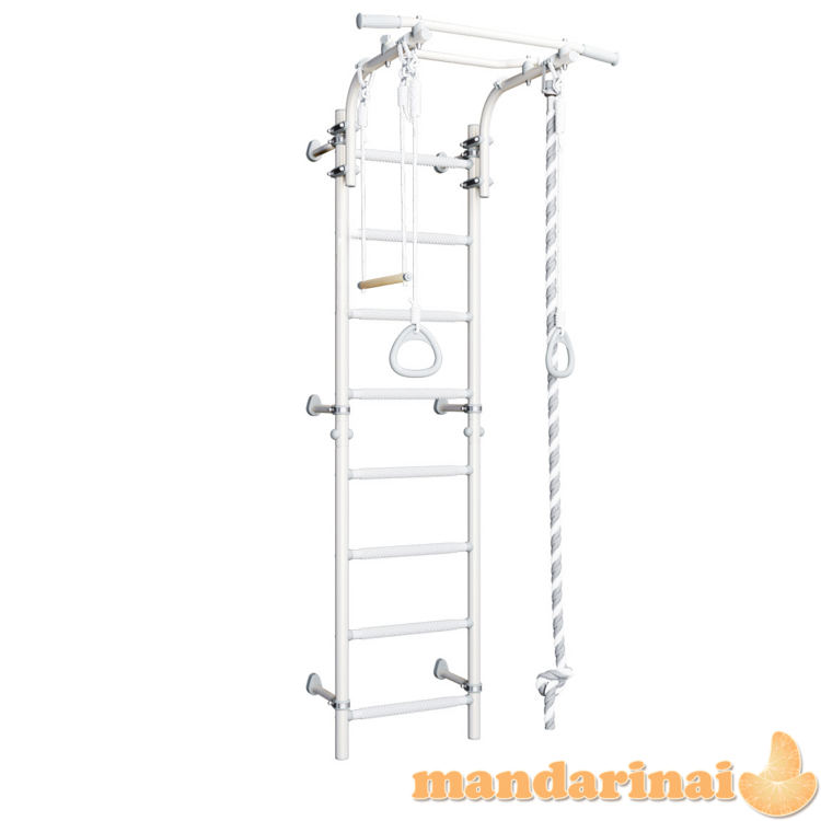 Sporto kompleksas (gimnastikos sienelė) SANRO PASTEL DREAM balta, 225x49cm