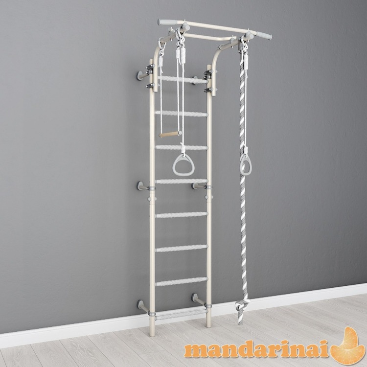 Sporto kompleksas (gimnastikos sienelė) SANRO PASTEL DREAM balta, 225x49cm