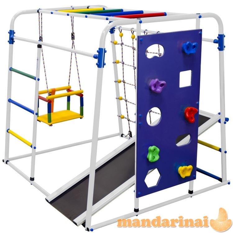 Pastatomas sporto kompleksas vaikams START BABY-2 balta-vaivoryk&scaron;tė, iki 80kg