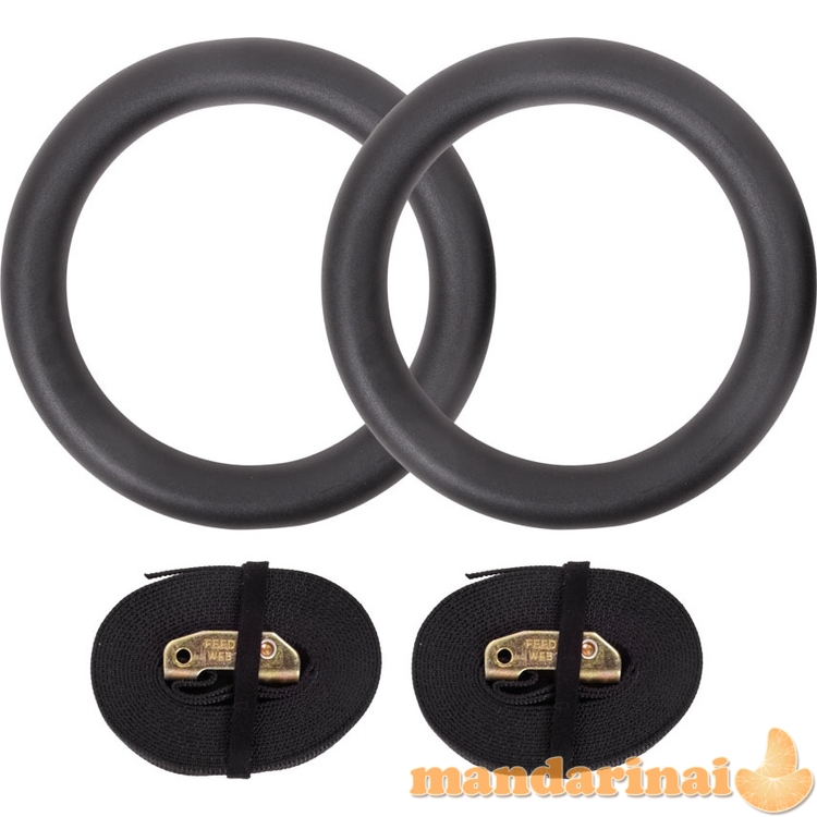 Plieniniai gimnastikos žiedai inSPORTline Ringo 4