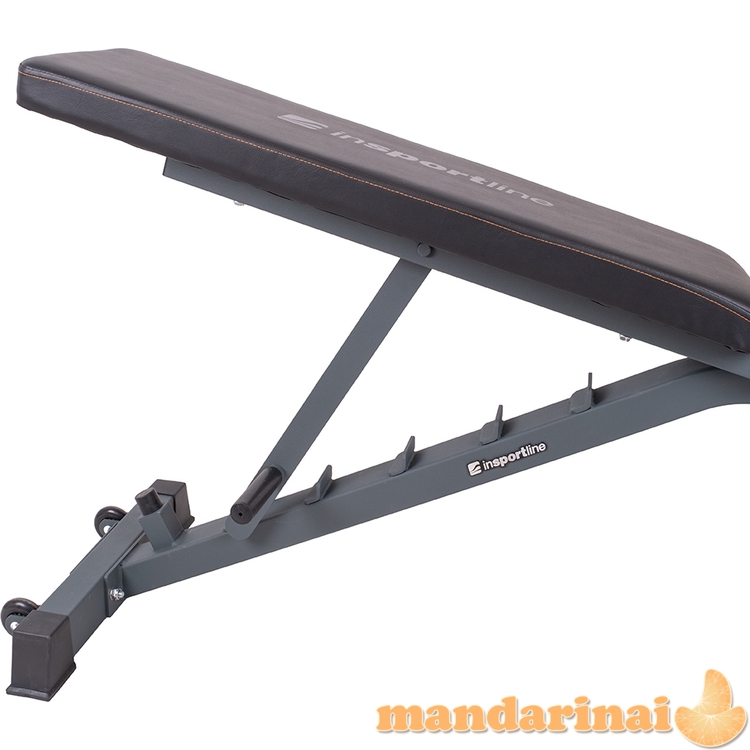 Reguliuojamas universalus treniruočių suoliukas inSPORTline Profi SitUp PRO