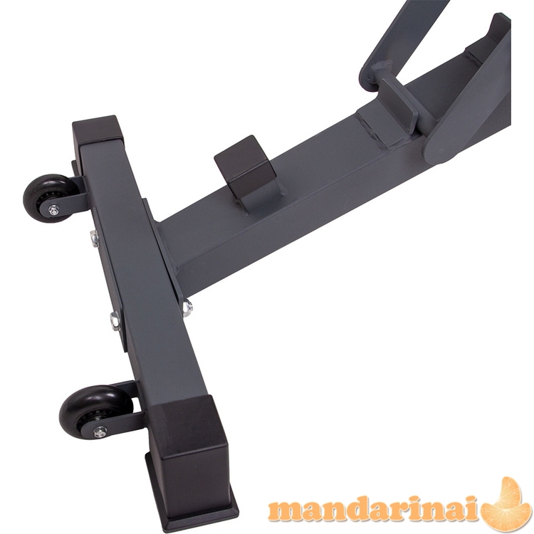 Reguliuojamas universalus treniruočių suoliukas inSPORTline Profi SitUp PRO