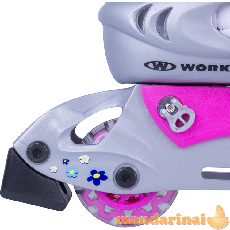 Vaiki&scaron;kas riedučių ir apsaugų komplektas Worker Polly