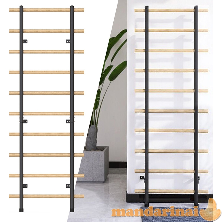 Sieniniai strypai inSPORTline Wootamax 220 x 80 cm su 2 montavimo galimybėmis