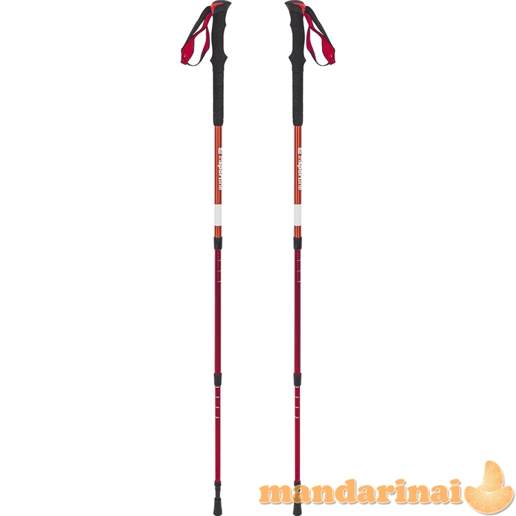 Treko lazdos inSPORTline Altiplano 100 Pair Red