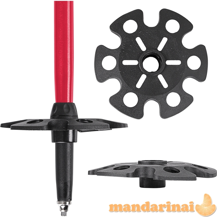 Treko lazdos inSPORTline Altiplano 100 Pair Red