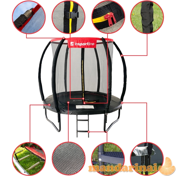 Trampoline Set inSPORTline Flea PRO 183 cm