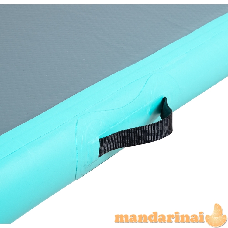 Pripučiamas mank&scaron;tos kilimėlis inSPORTline Airstunt 300 x 100 x 10 cm pilkos spalvos su elektrine pompa
