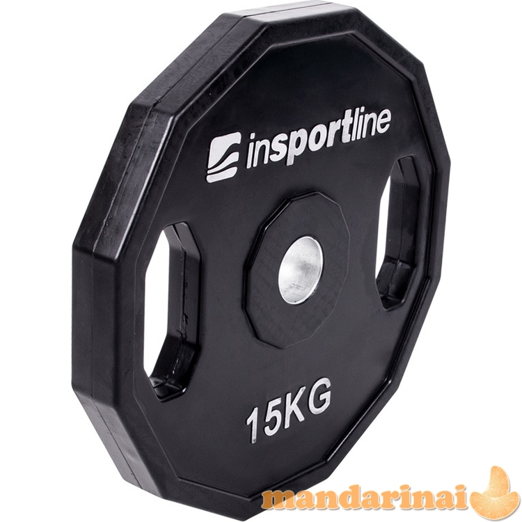 Guma padengtas svoris 30mm inSPORTline Ruberton 15kg