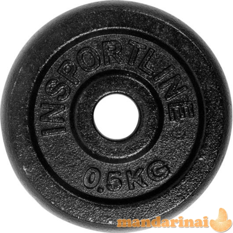 Plieninis svoris grifui 30mm inSPORTline 0,5kg