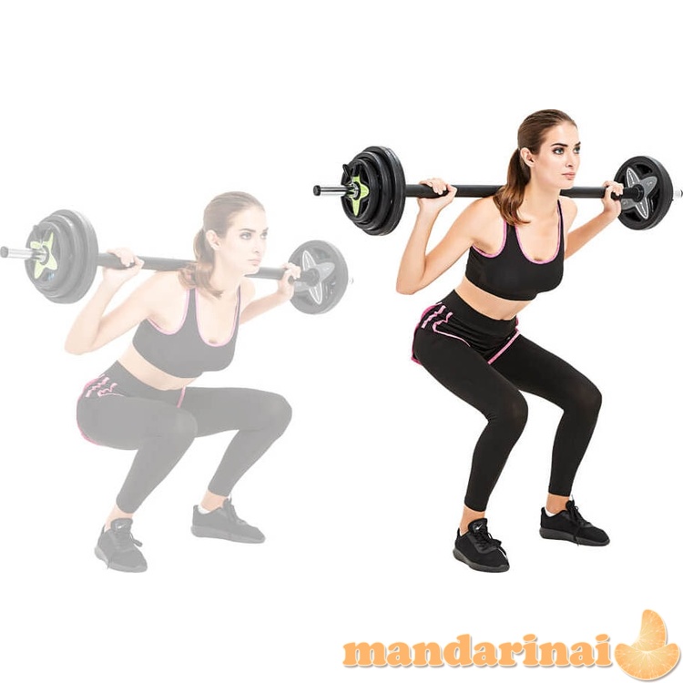 Body Pump grifo ir svorių rinkinys inSPORTline PumpStar 2-20kg
