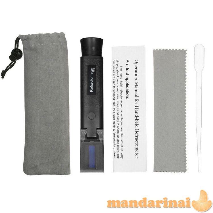 Refraktometras automobilių skysčiams matuoti trys- viename