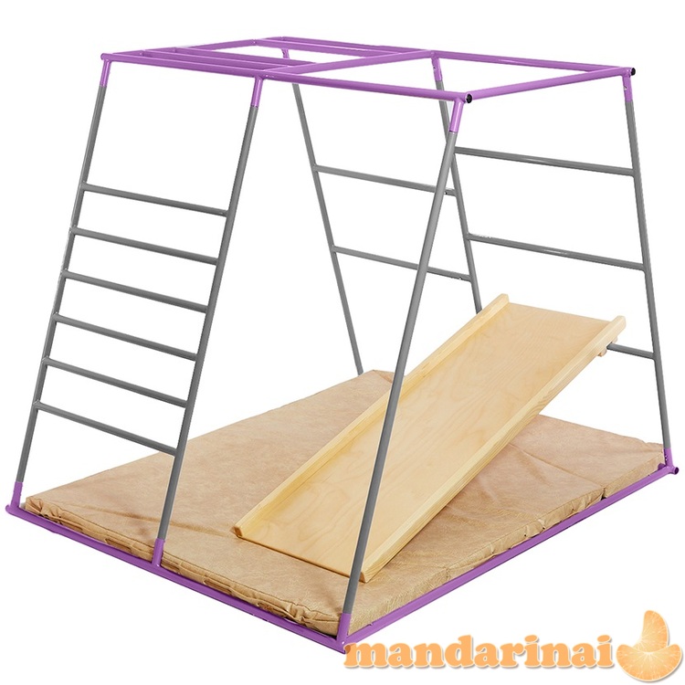 Daugiafunkcis sporto kompleksas vaikams R-Startas LIUKS-new baltas-rožinis, iki 90kg