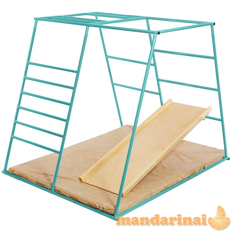 Daugiafunkcis sporto kompleksas vaikams R-Startas LIUKS-new baltas-rožinis, iki 90kg