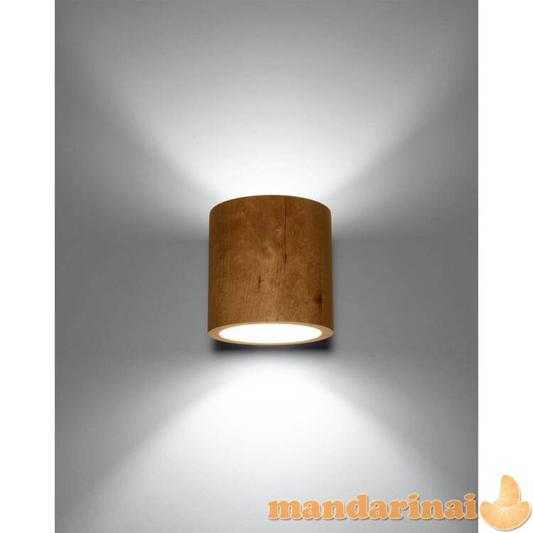 Sieninis šviestuvas Orbis natūrali mediena