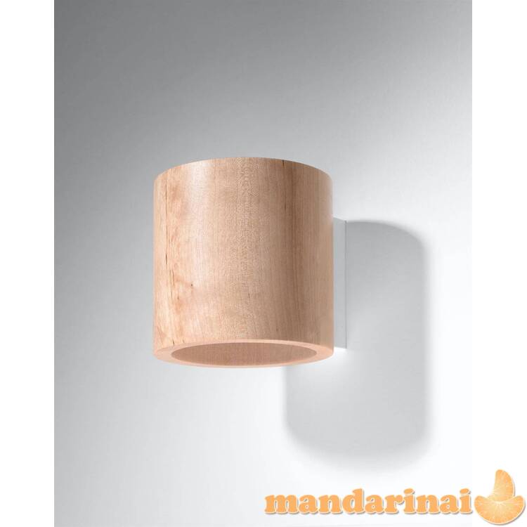 Sieninis šviestuvas Orbis natūrali mediena 1