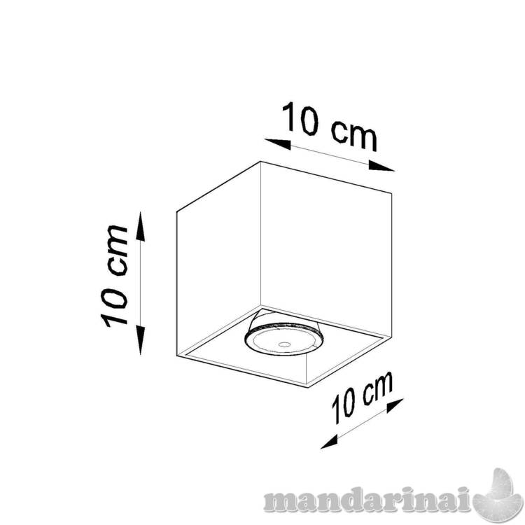 „Šviestuvas Quad 1“ antracitas 7