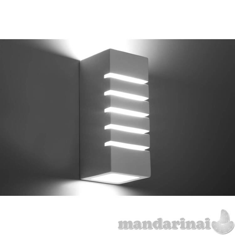 Sieninis šviestuvas keramika samiras 3