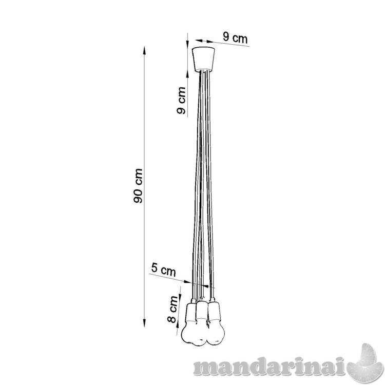 Pakabinama lempa diego 5 balta