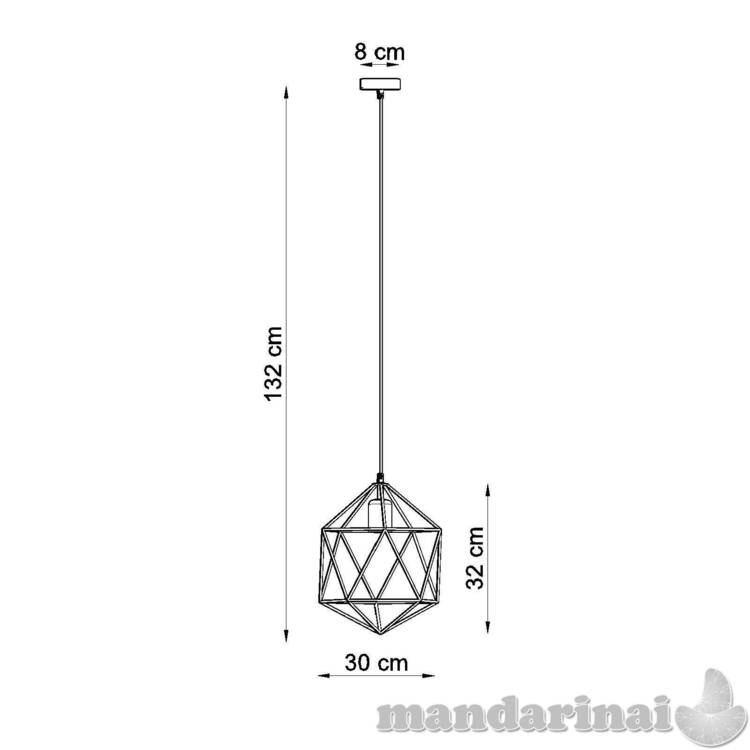 Pakabinama lempa gurkšnoja juodą
