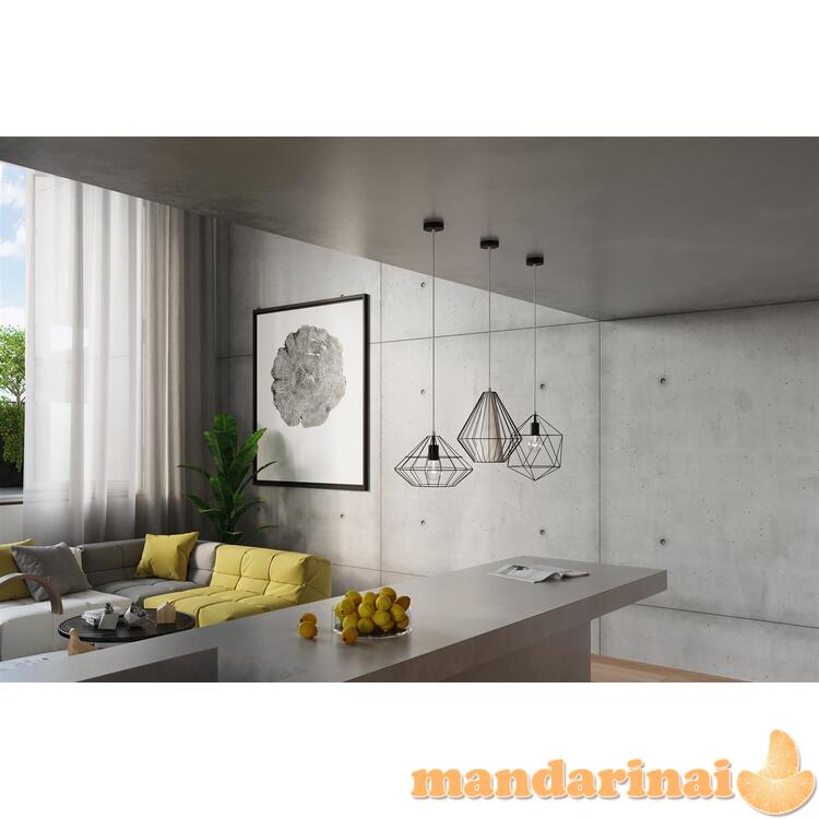 Pakabinama lempa gurkšnoja juodą