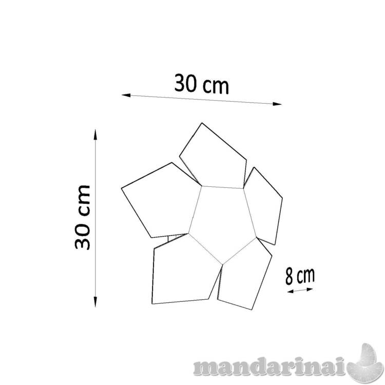 Sieninė lemputė penta balta