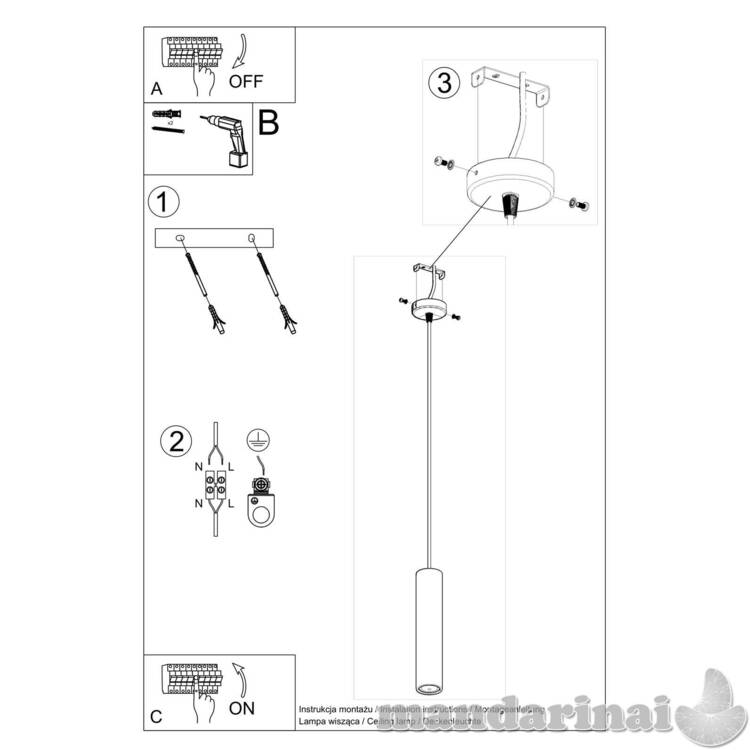 Pakabinama lempa LUVO 1 7